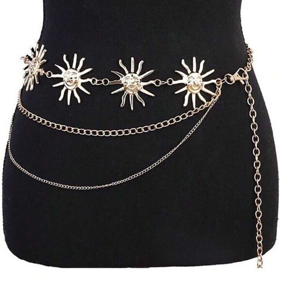 Bohemian sun chain belt M25